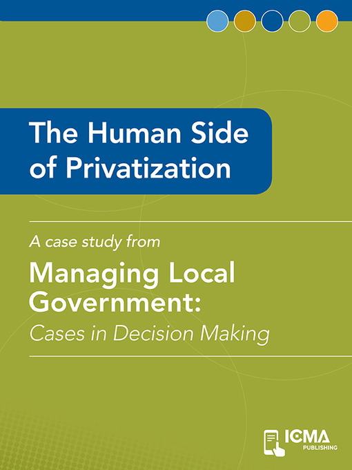 Title details for The Human Side of Privatization by James  K.  Hartmann - Available